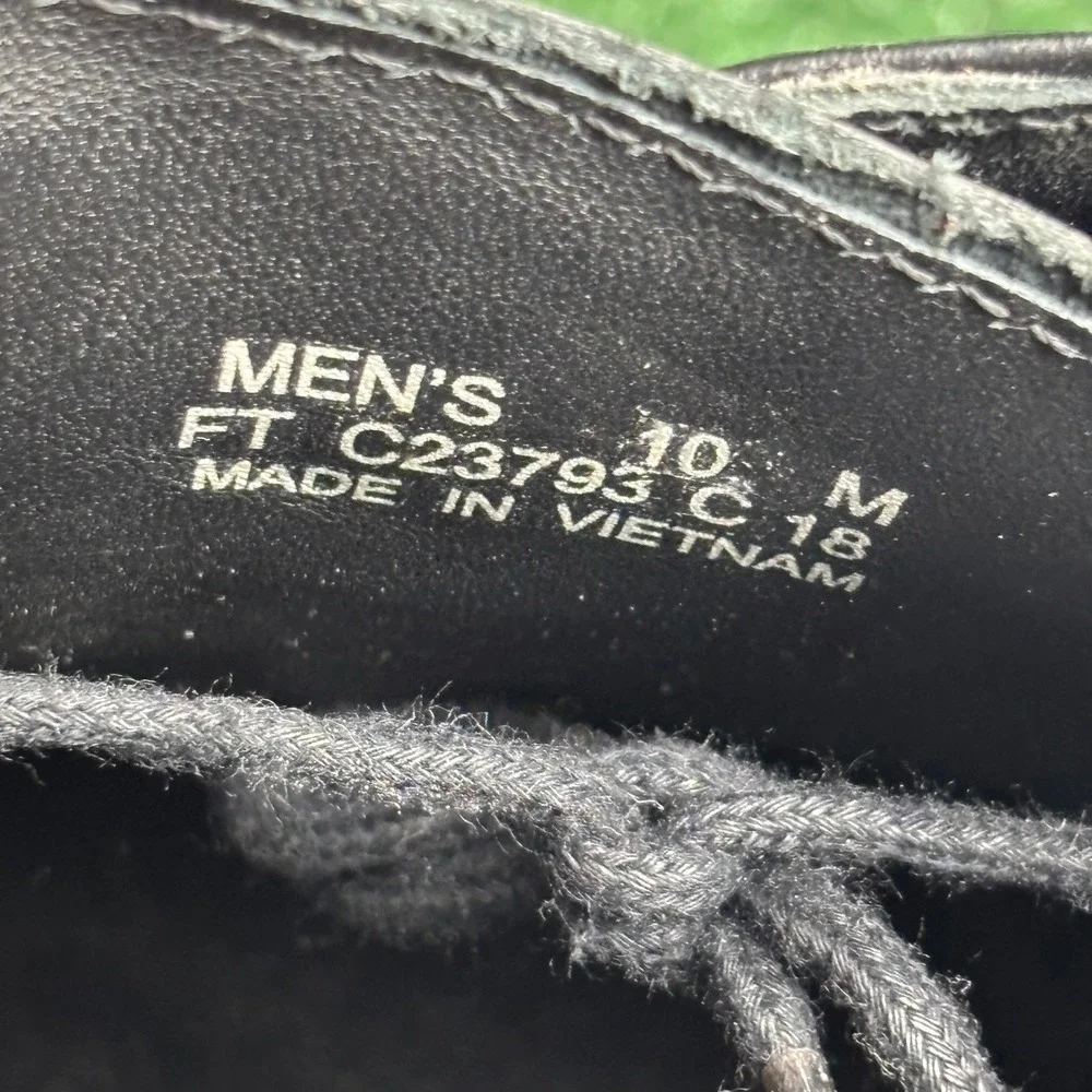 Cole Haan Grand.OS C23793 Wingtip Oxford Brogue Leather Shoes Black Mens Sz 10 M